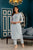 Light Blue Cotton Kurta Set with Dupatta