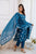 Elegant Teal Cotton Kurta Set with Dupatta