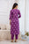 Elegant Purple Cotton Kurta Set with Dupatta