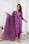 Elegant Purple Cotton Kurta Set with Dupatta