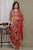 Zeenat Red Floral Embroidered Anarkali Set