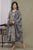Zeenat Grey Floral Embroidered Anarkali Set