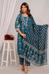 Elegant Teal Kurta Set with Dupatta