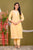 Afreen Soft Lemon Solid Kurta Set