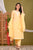 Afreen Soft Lemon Solid Kurta Set