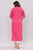Women Printed Viscose Rayon A-line Kurta  (Pink)