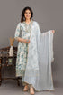 Sakeena White Elegance Zari Embellished Anarkali Set